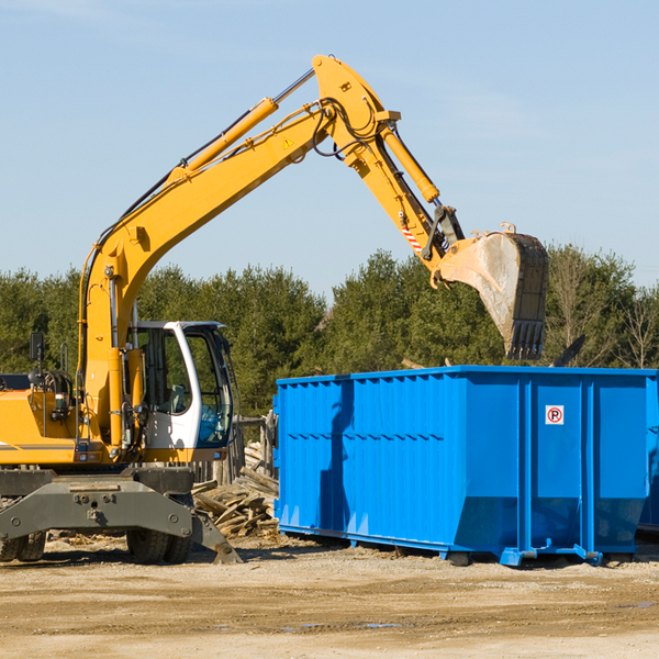 are there any restrictions on where a residential dumpster can be placed in Canton Massachusetts